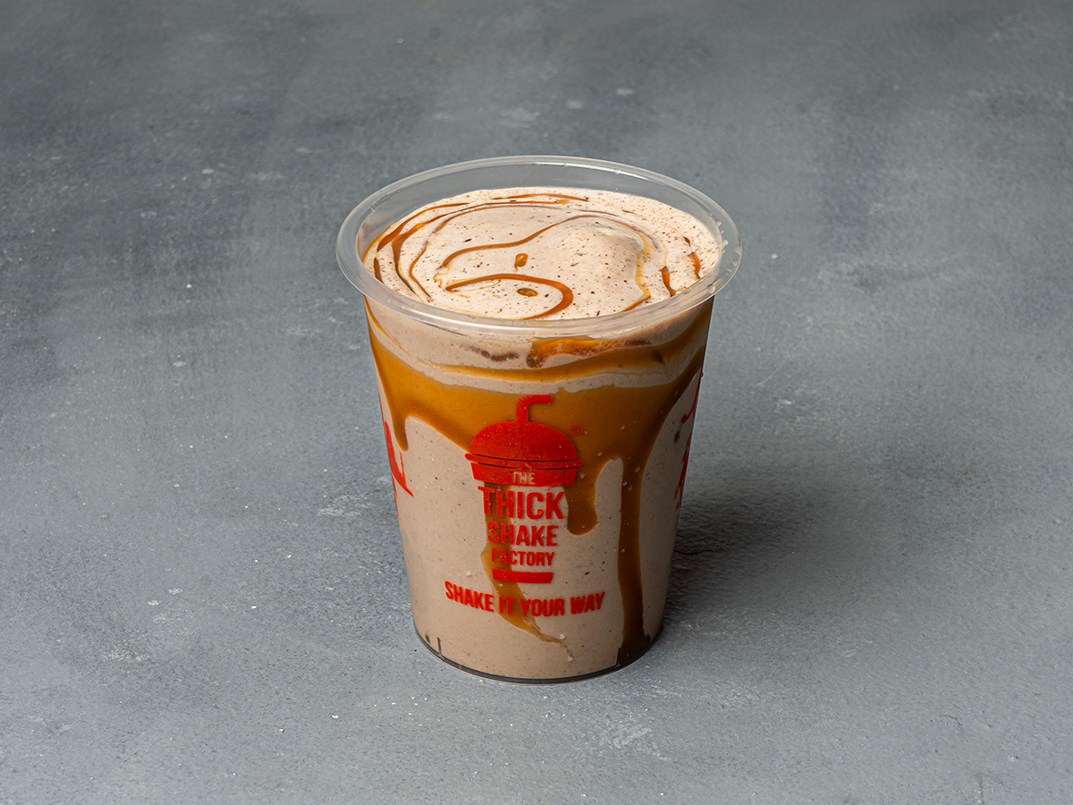 Salted caramel thickshake