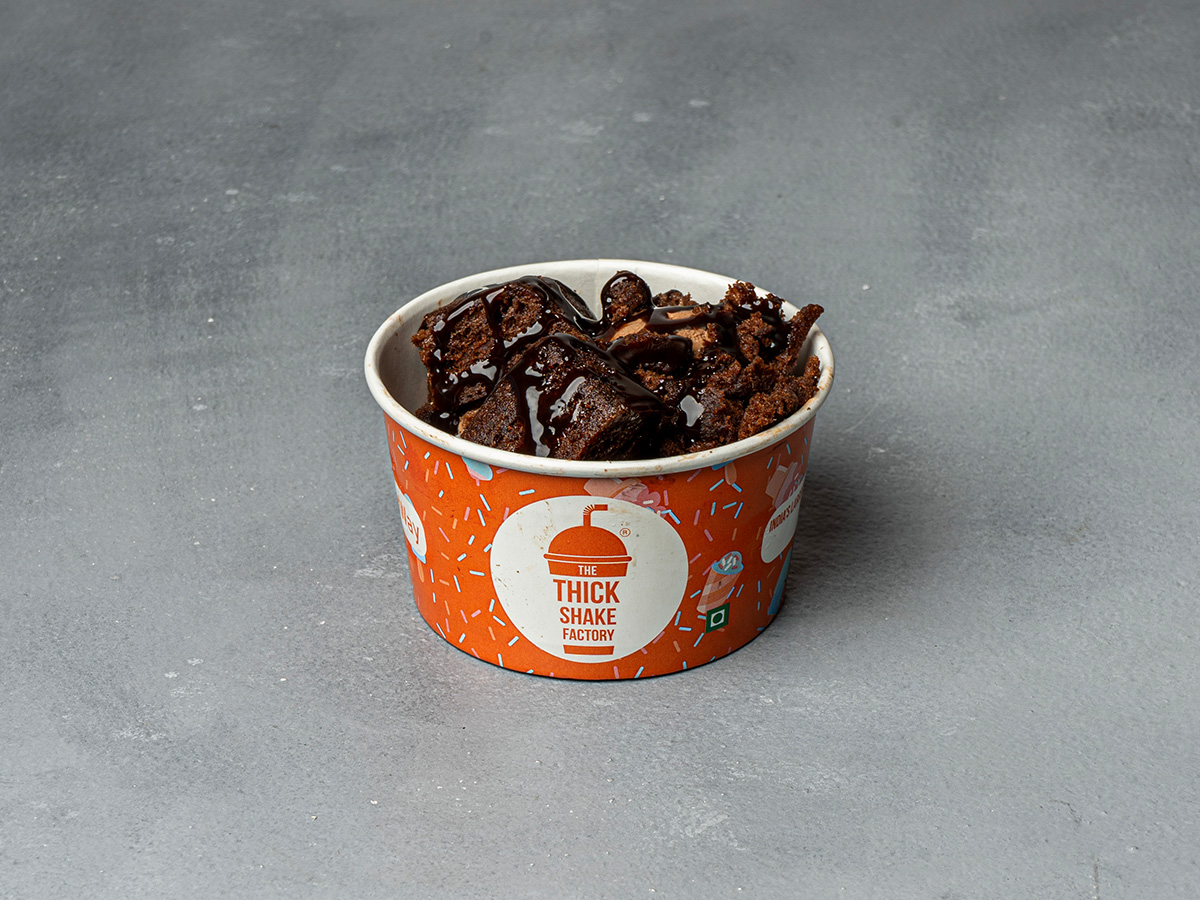 Brownie sundae tub
